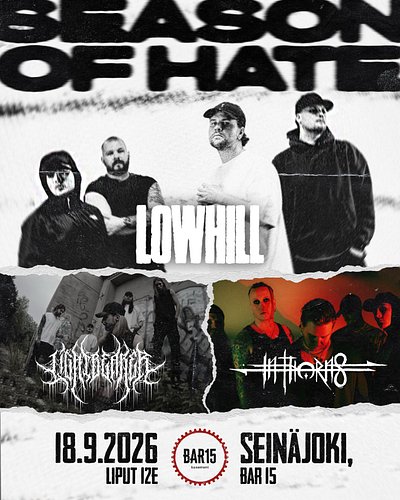 Seinäjoki, see you at @bar15basement on September 18th ✊🏻

We’ll be joined by the heavy hitters @lightbearerofficial and @inx...