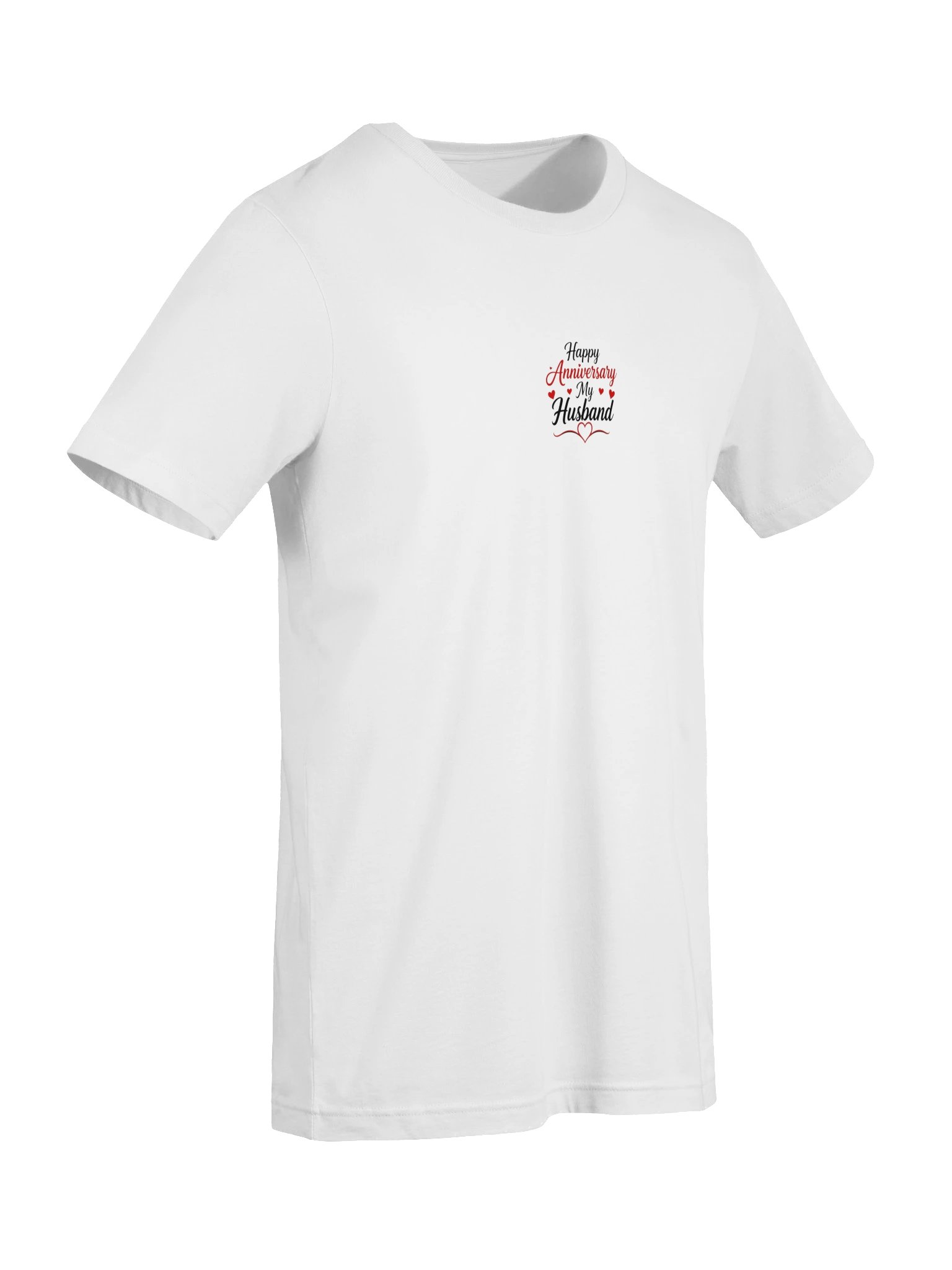 Happy Anniversary My Husband T-Shirt - Red Script product image (19)