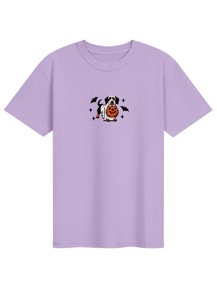 Halloween Dachshund(Black & Tan) Embroidered T-Shirt product image (41)