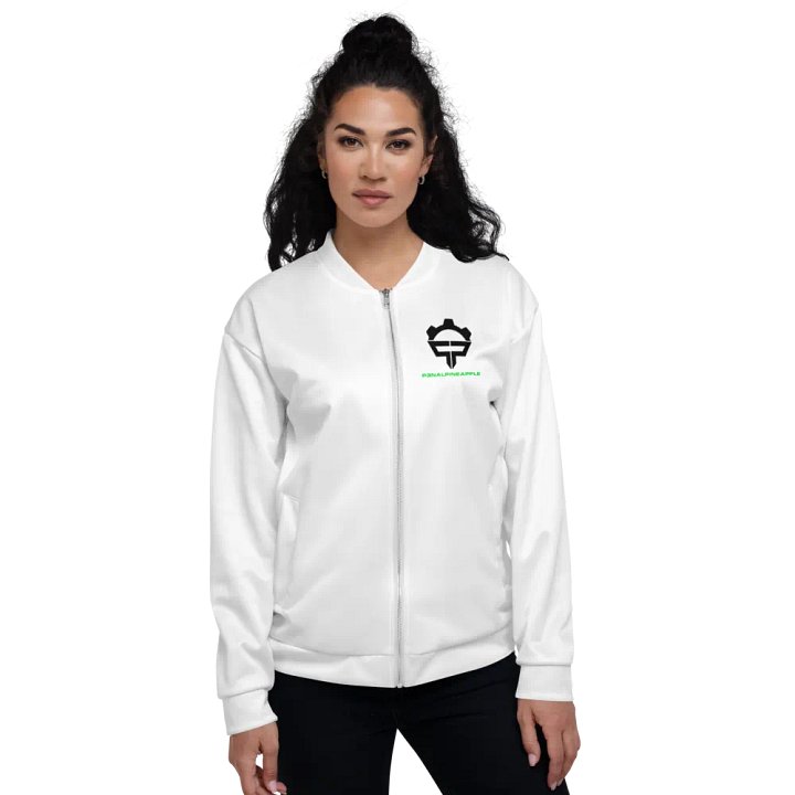 P3nAlPineapple - White Bomber Jacket product image (2)