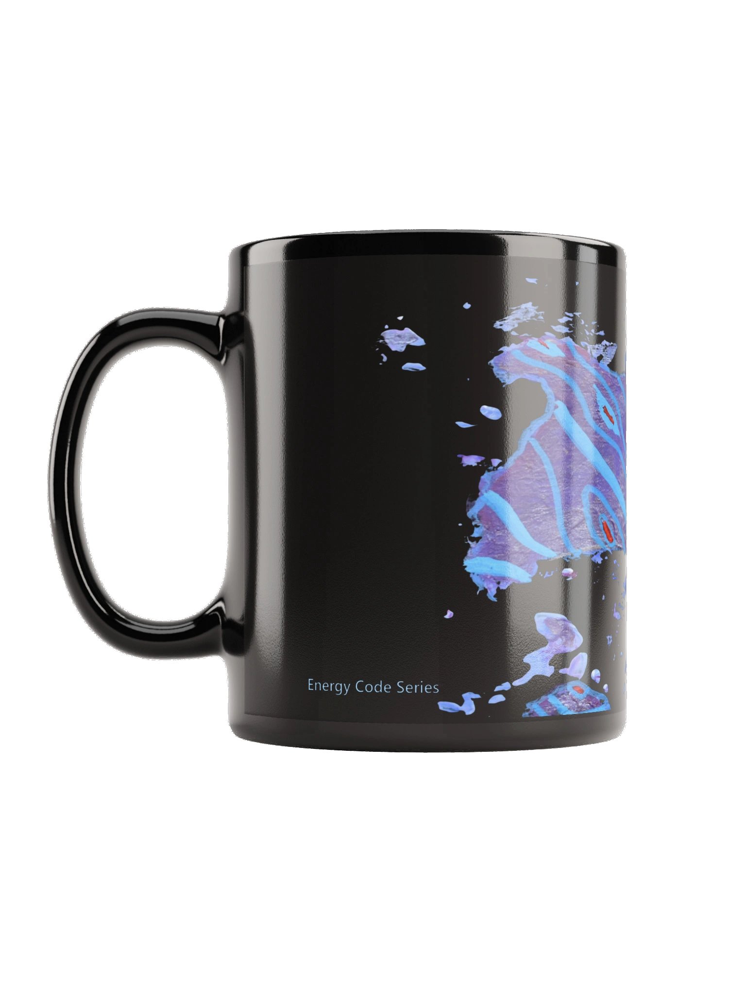 Energy Code Series Glossy Black Mug product image (2)