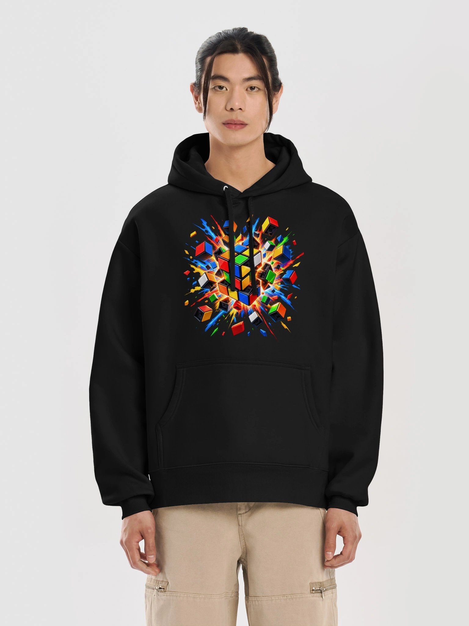Premium Hoodie - Exploding Cube Hoodie product image (5)