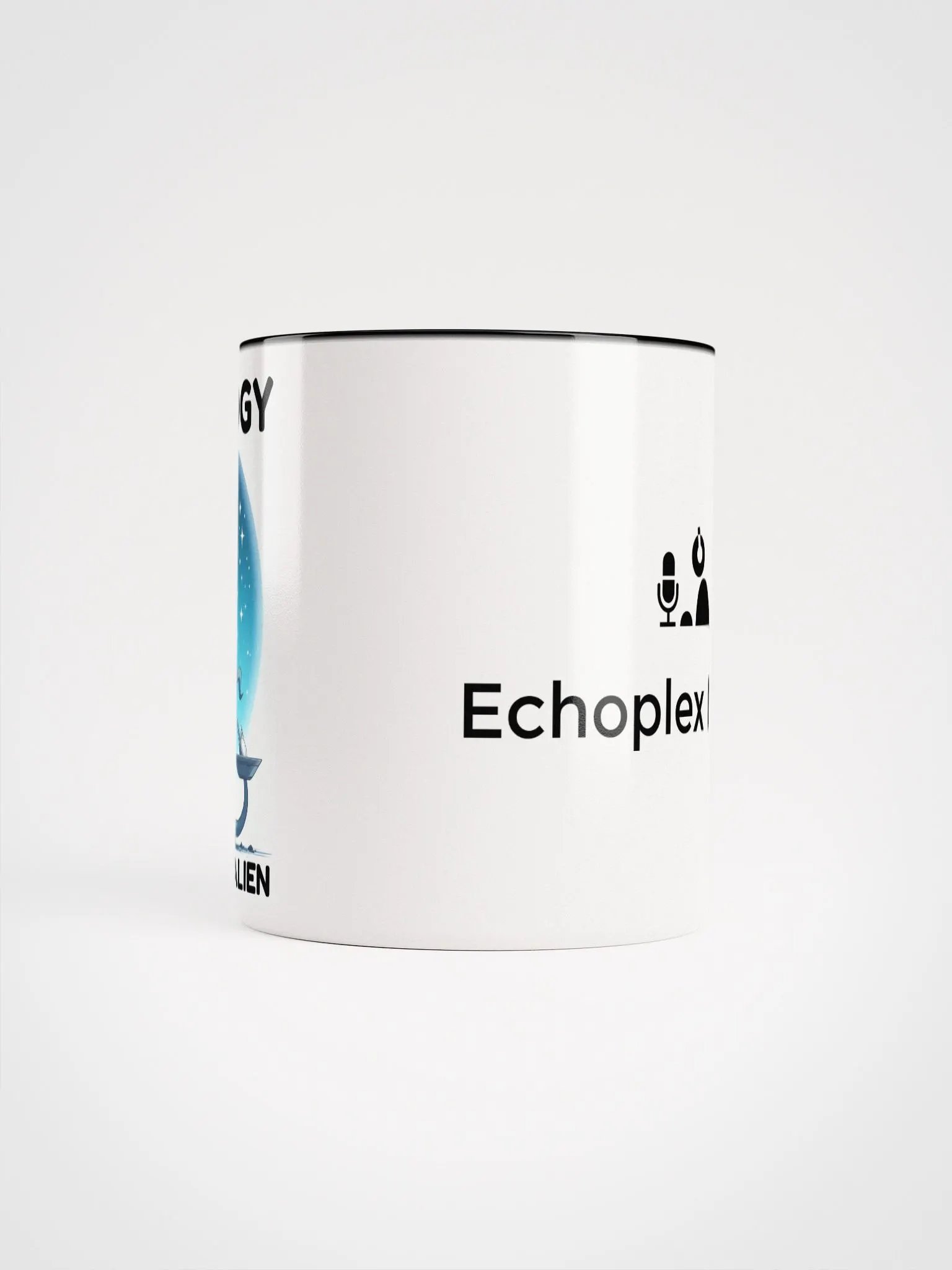 Scientology Worship A Space Alien Mug With Colored Handle product image (4)