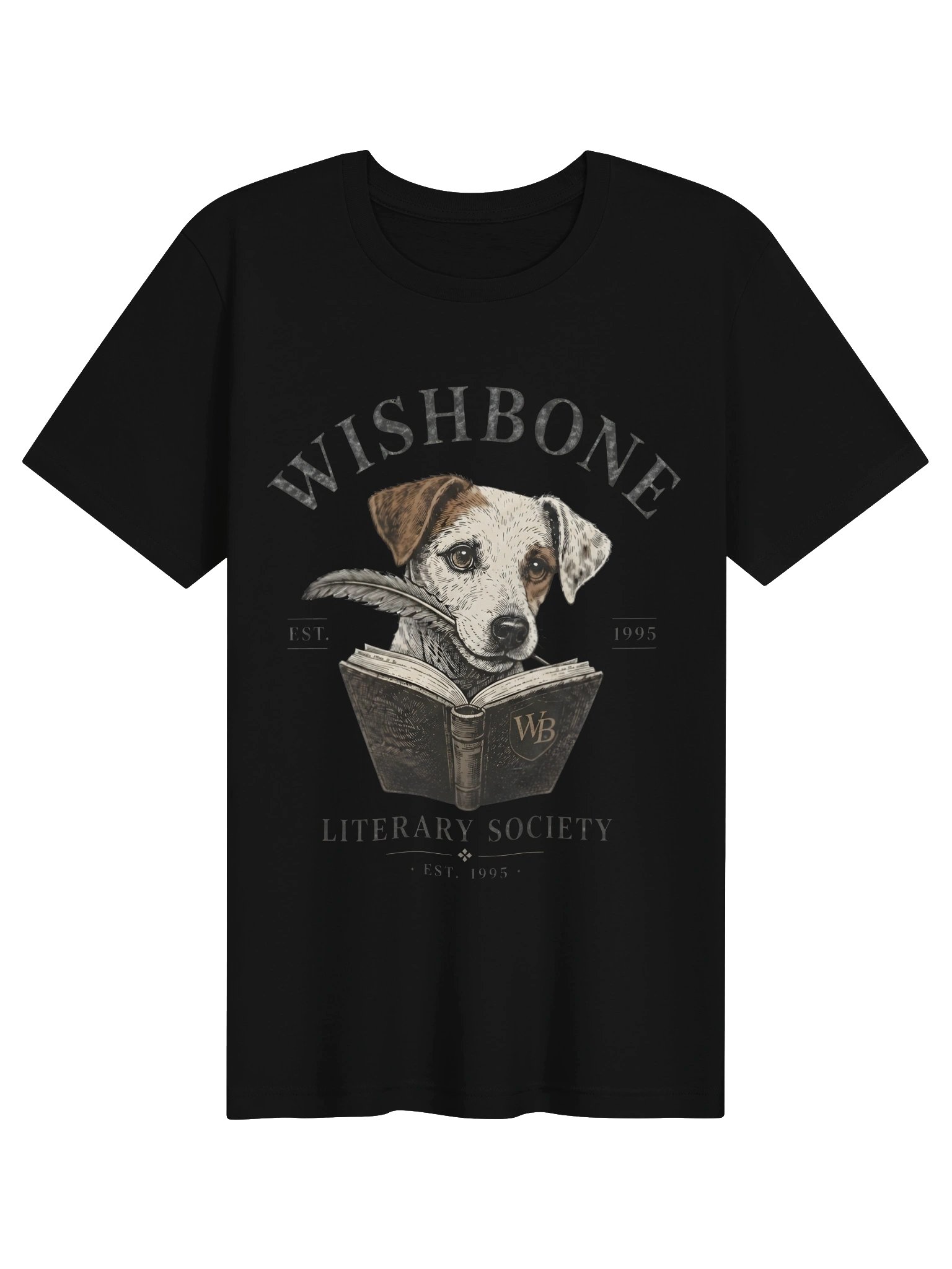 Wishbone Literary Society Vintage Emblem Tee product image (5)