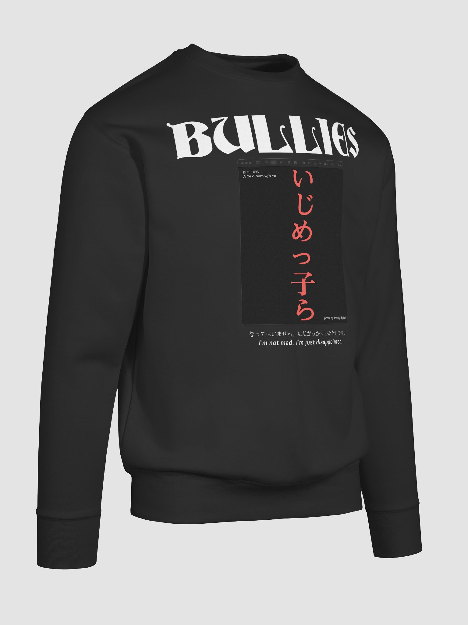 BULLIES BLACK CREWNECK product image (10)