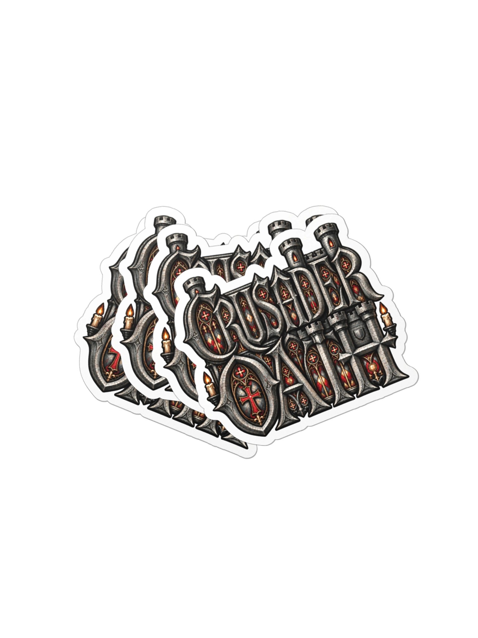 Crusader Oath Castle Logo Sticker product image (9)