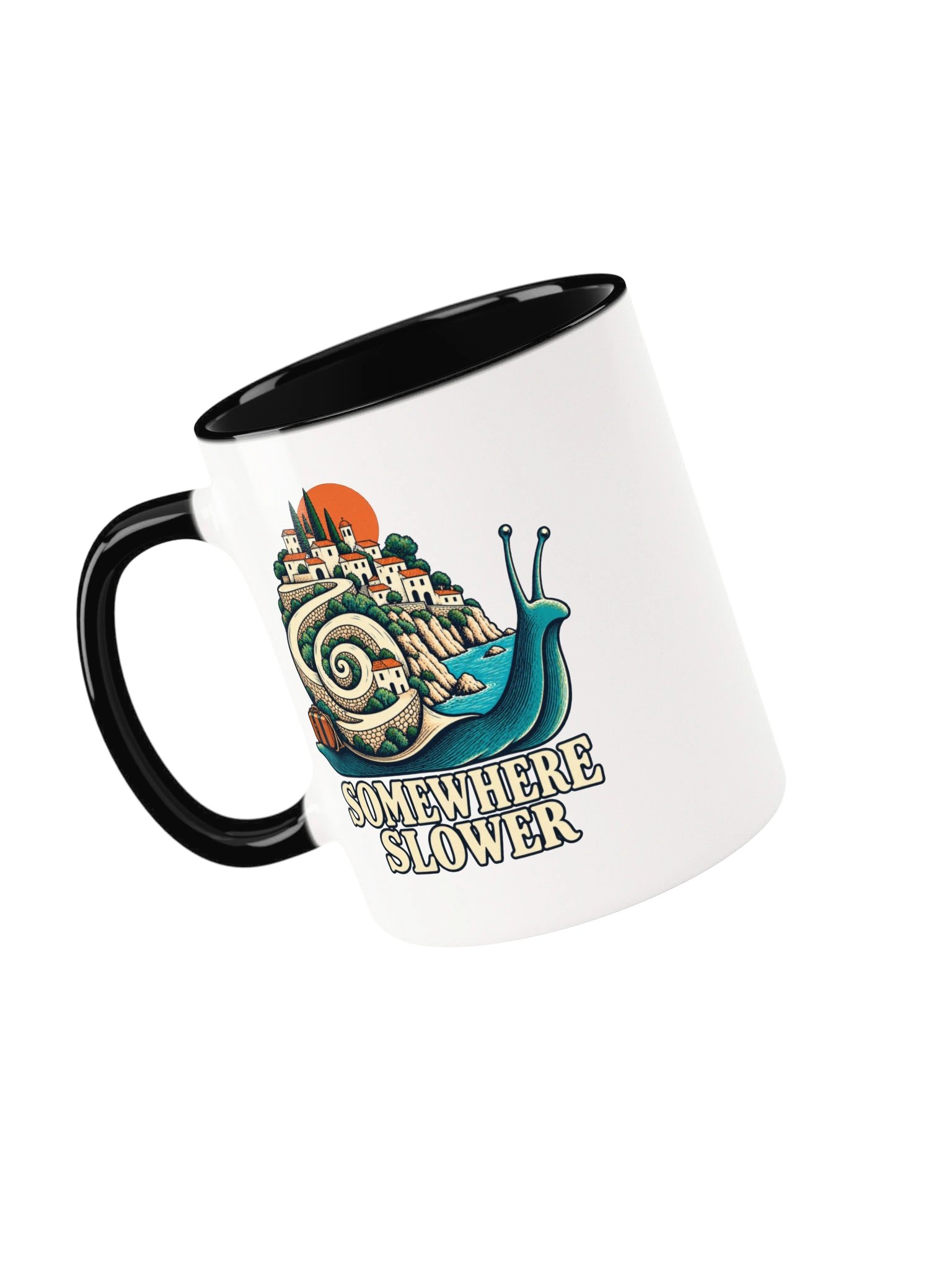 Somewhere Slower – Snail Ceramic Coffee Mug product image (54)