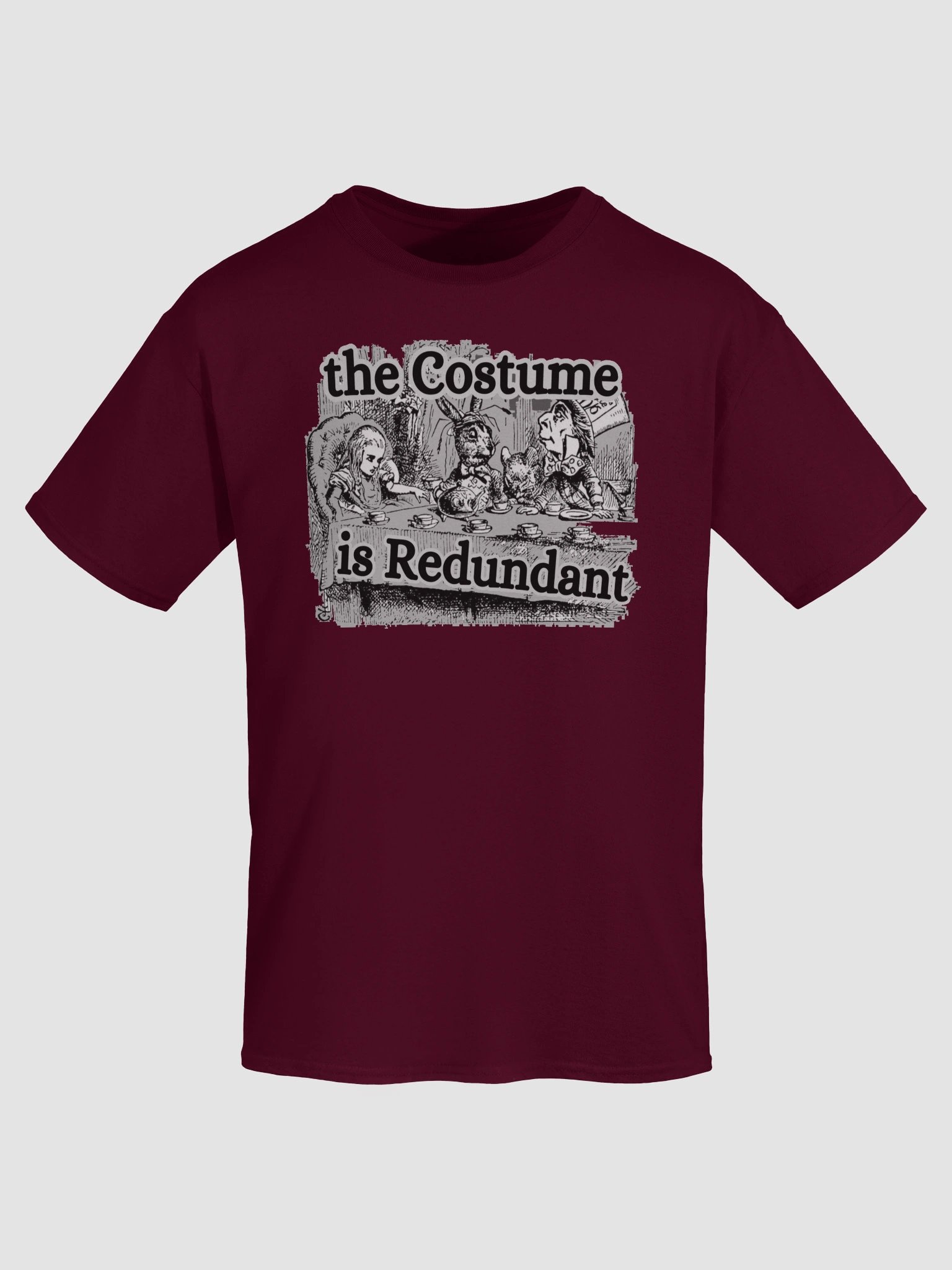 the Costume is Redundant, Alice Tea Party, Halloween Unisex Heavyweight T-Shirt product image (25)