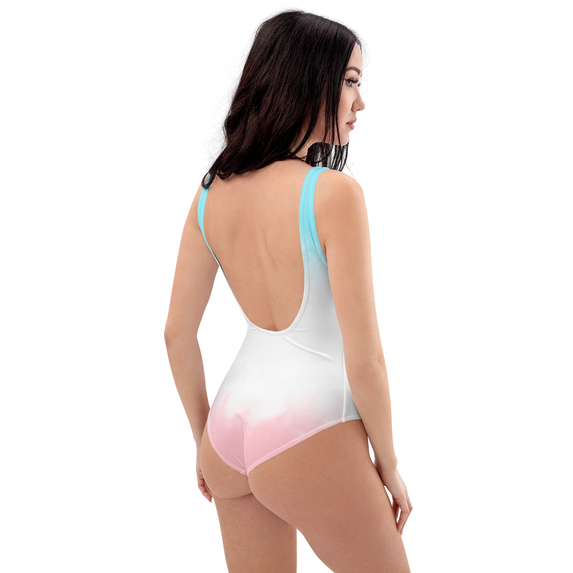 Pink Blue Bathing Suit product image (8)