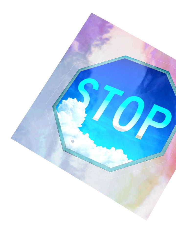 Stop Sign Clouds (Sticker) product image (5)