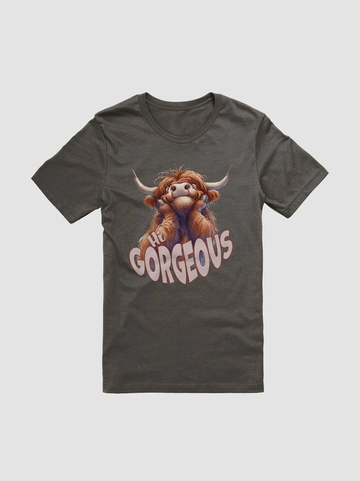 Hi GORGEOUS Highland Cow T-Shirt product image (1)