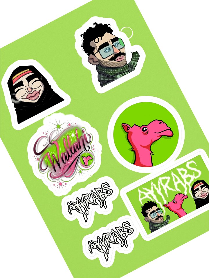 Ayyrabs Sticker Sheet product image (1)