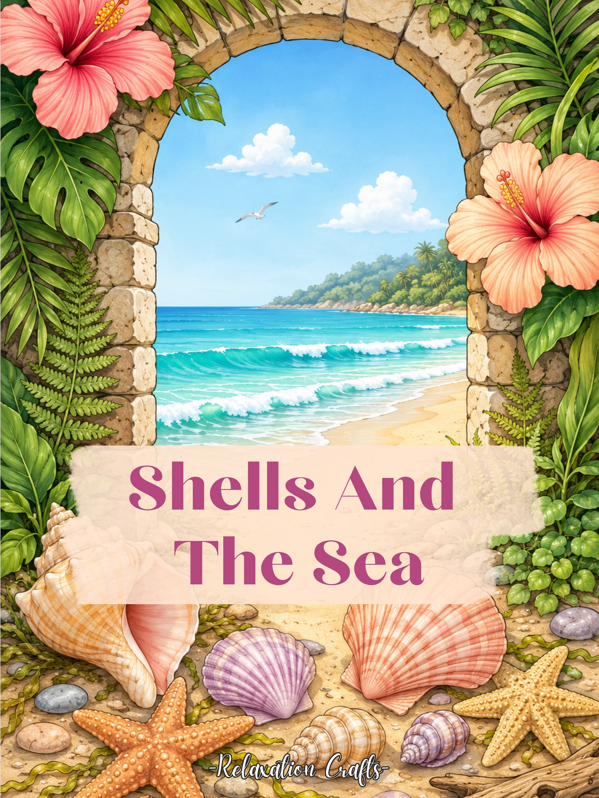 Shells and the Sea: 15 Easy Coastal Coloring Pages product image (2)