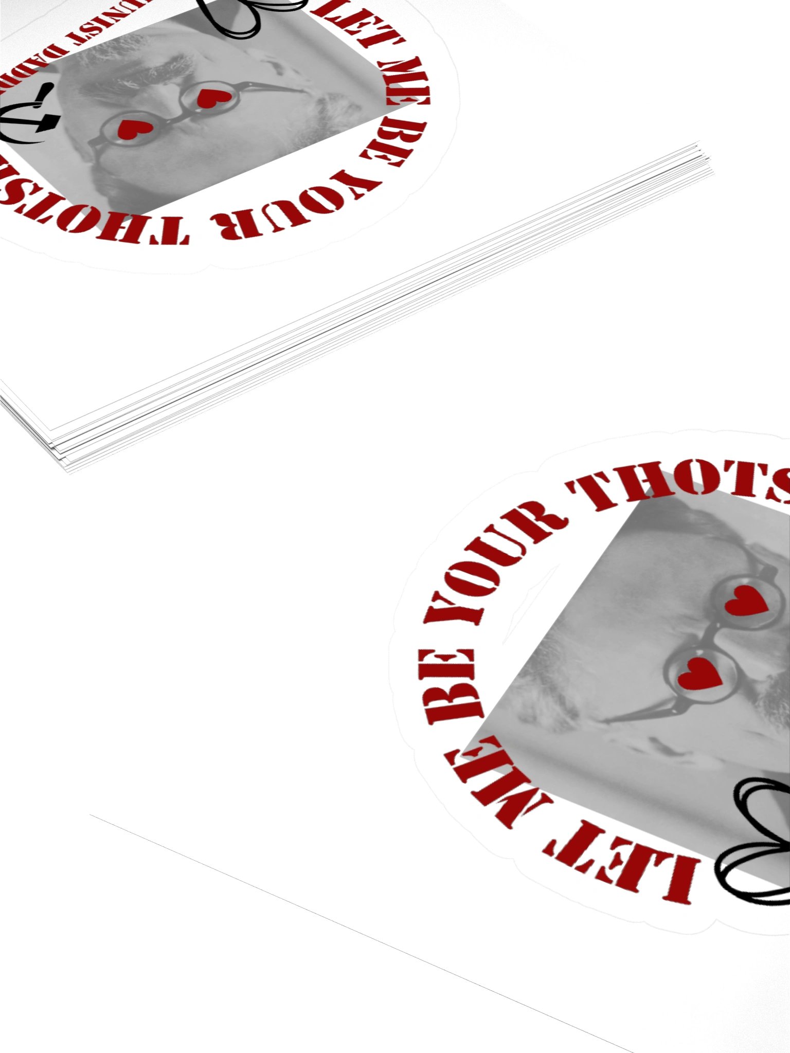 Let Me Be Your Thotsky Kisscut Sticker product image (4)