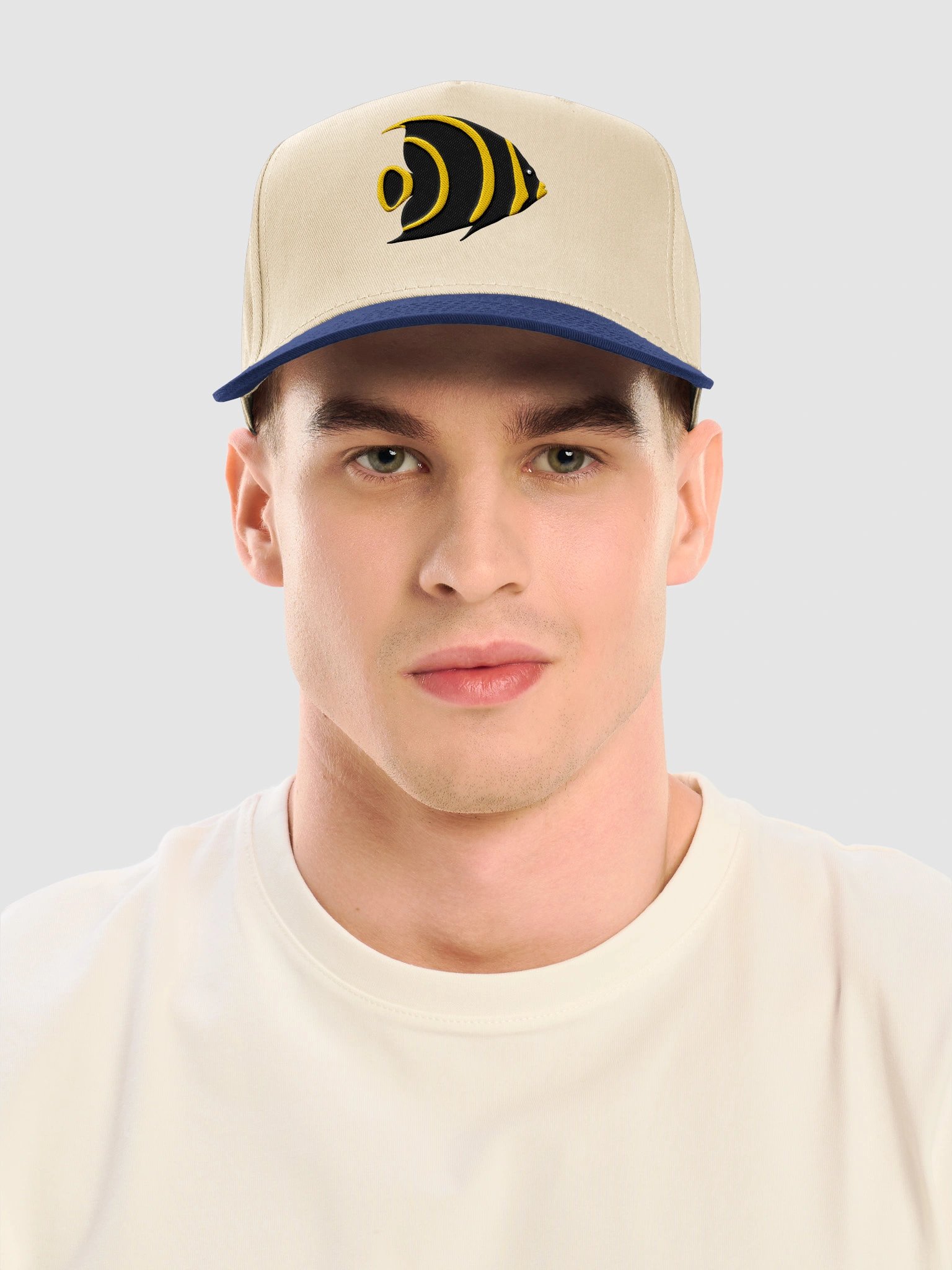 Juvenile French Angelfish Embroidered Baseball Cap | Reef Fish Hat for Saltwater Aquarium Lovers product image (26)