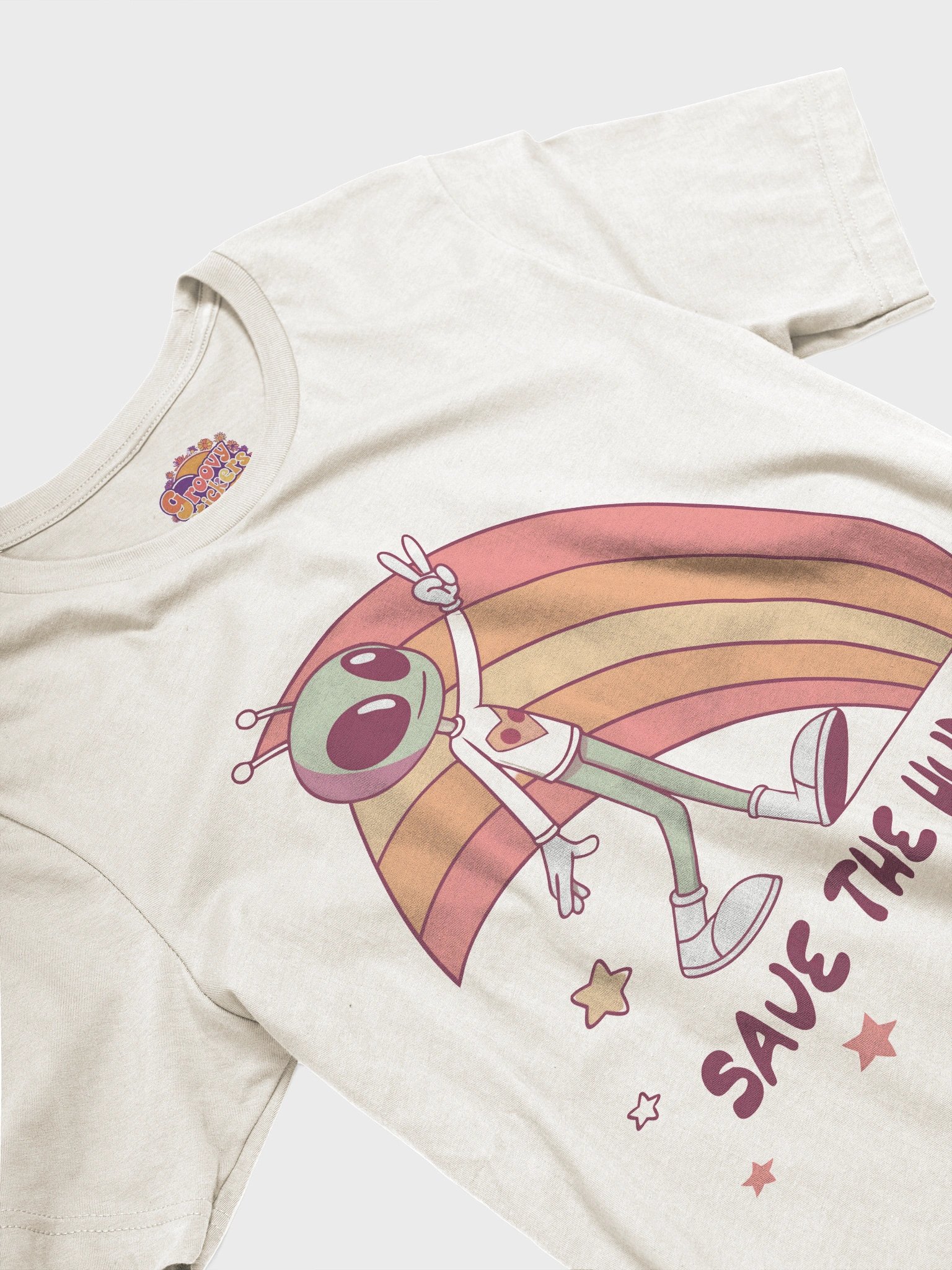 Save the Humans Alien T-Shirt product image (3)