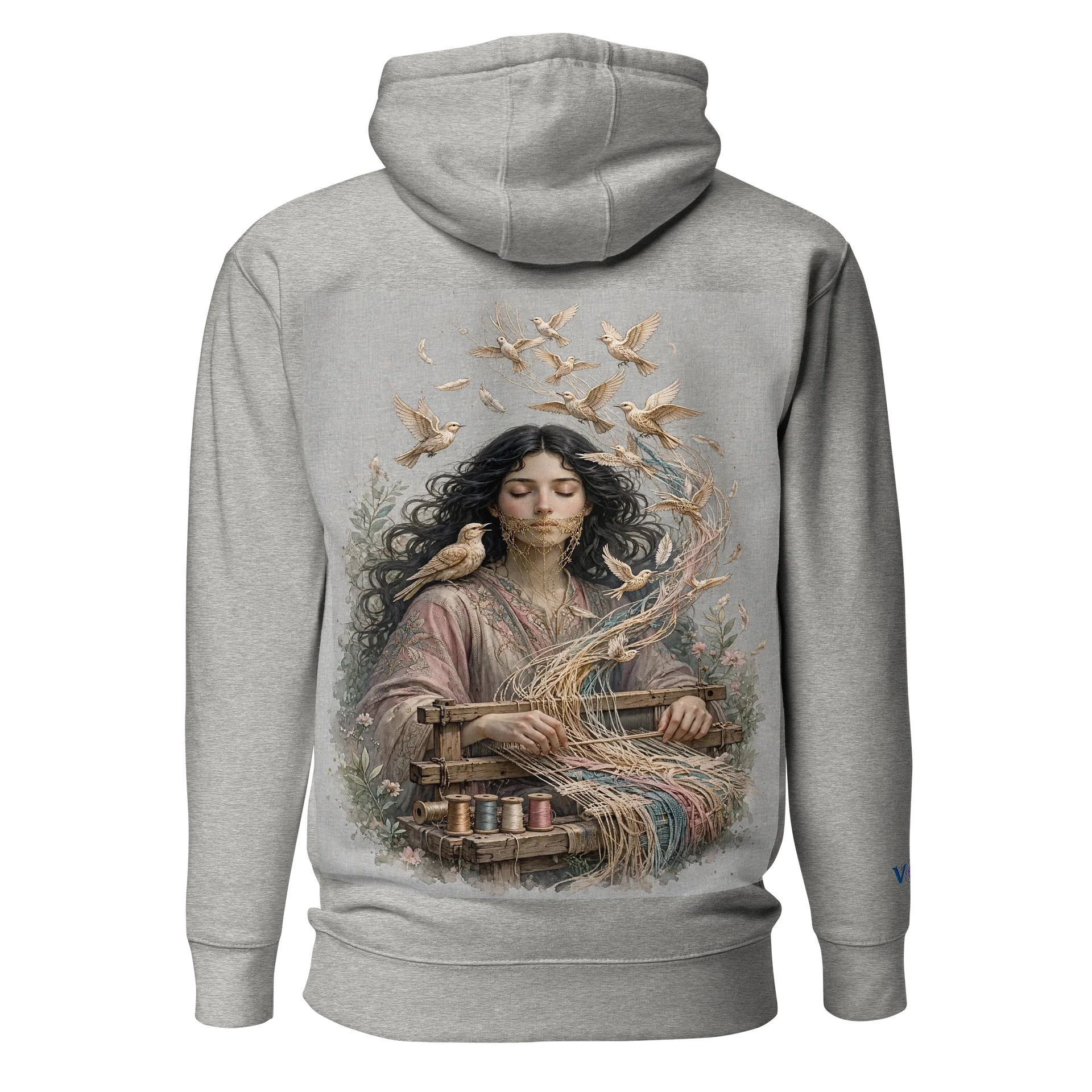 V2W Philomela “ When Silence Becomes Song“ The Nightingale Hoodie product image (4)
