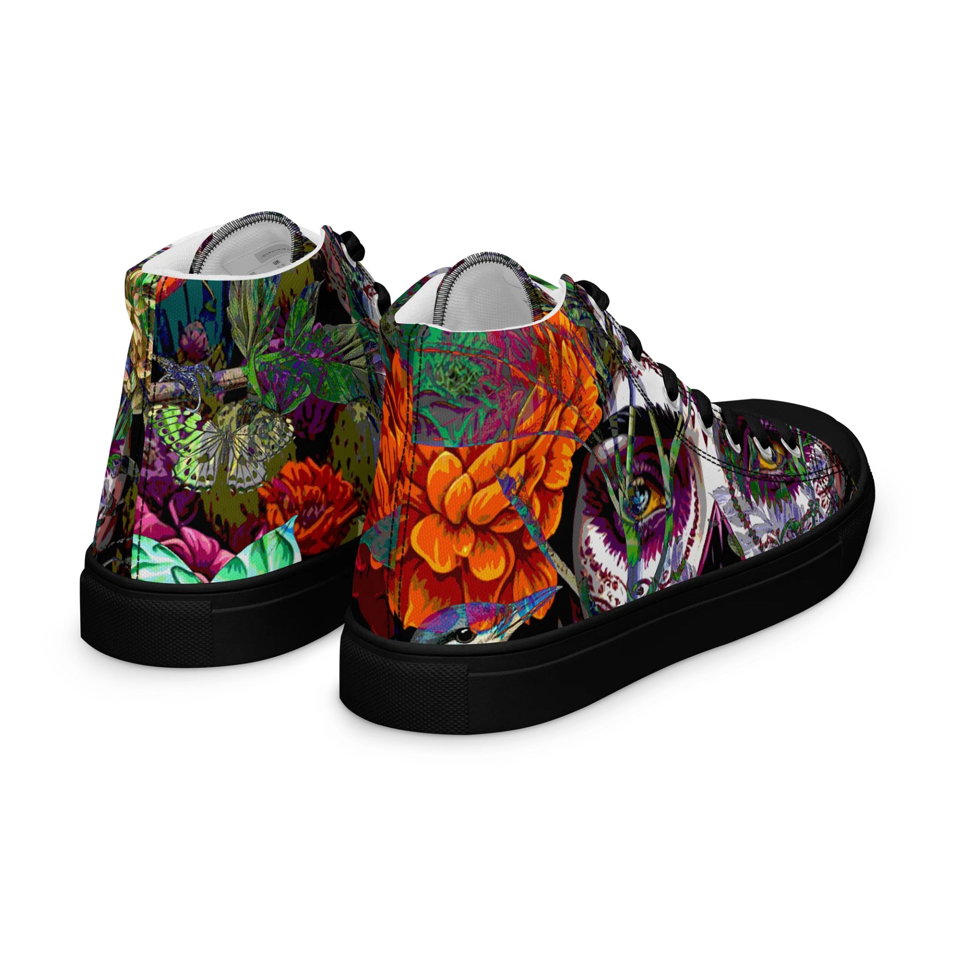 Sugar Skull Men's High Top Canvas Shoes product image (10)