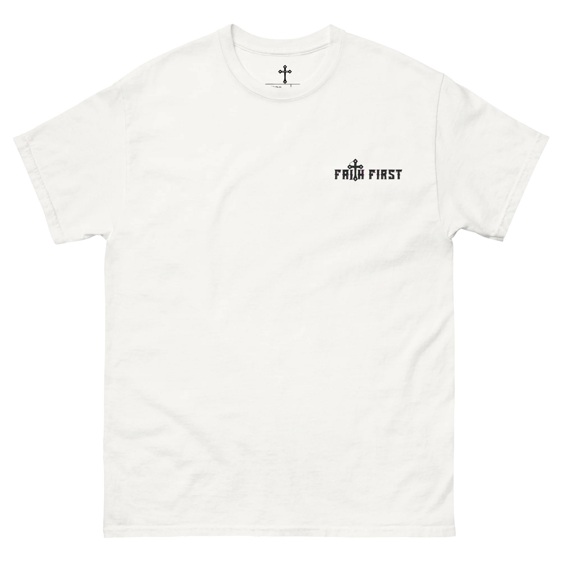 FAITH F1RST Unisex T-Shirt – Embroidered product image (2)