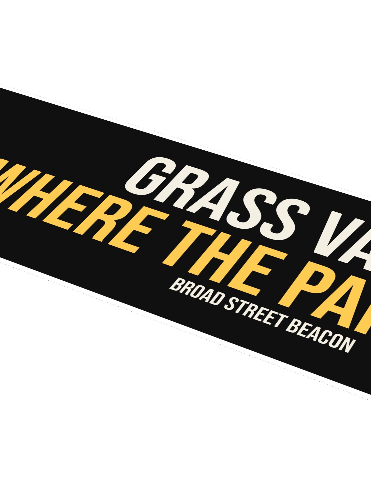 Grass Valley: Where the Parking Is Bumper Sticker product image (4)