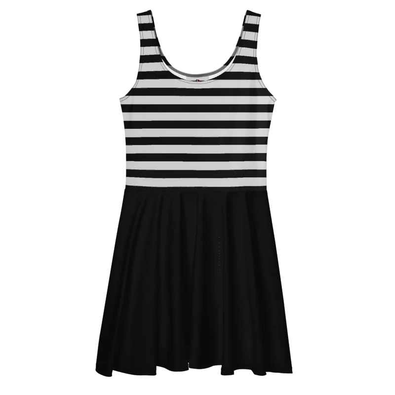 Monochrome Stripes | Skater Dress product image (2)