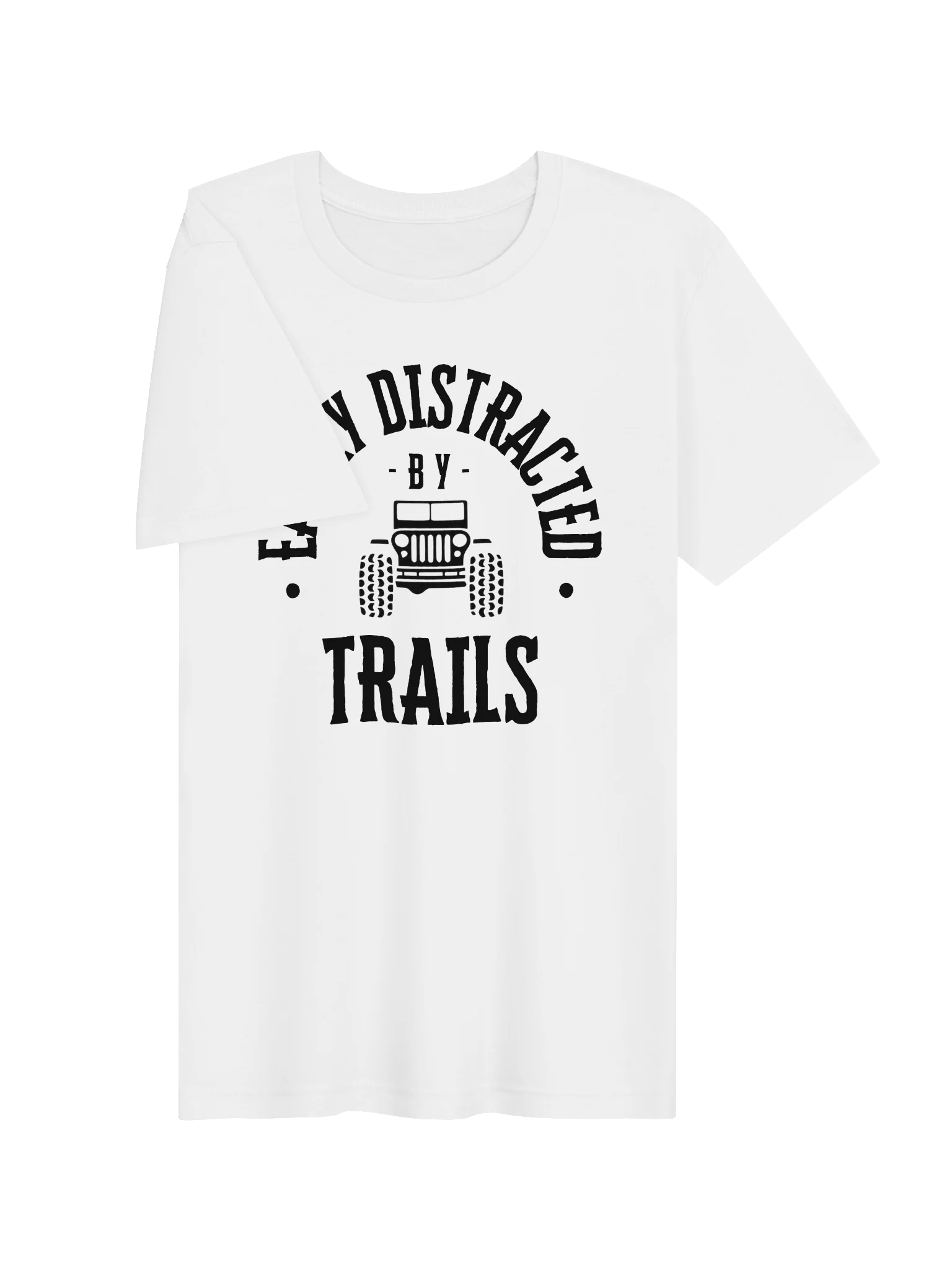 Distracted by Trails Supersoft Tee - Black Logo product image (3)