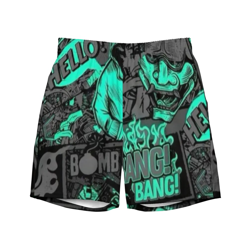 Comic Chaos Men's Swim Trunks product image (2)