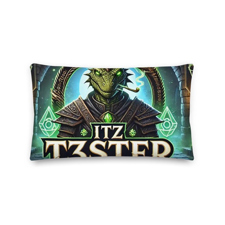Mystical Reptilian Portal Premium Pillow product image (2)