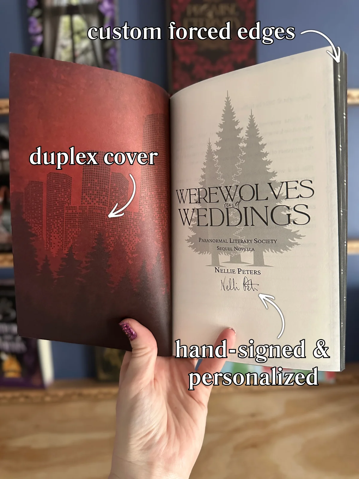 Werewolves and Weddings signed deluxe paperback product image (3)