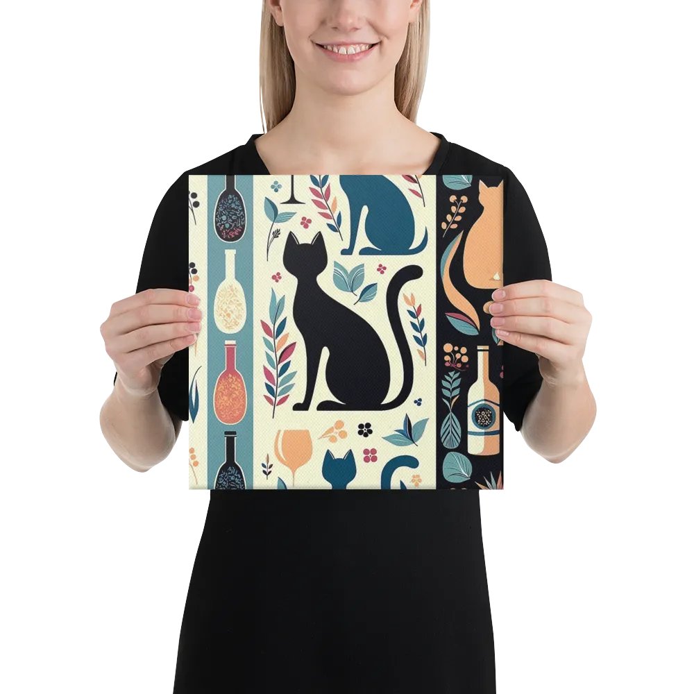 Canvas (in): Cats and Wine product image (2)