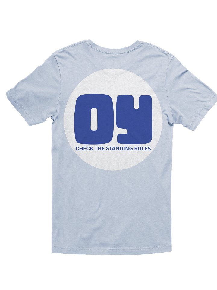 Oy, Check the Standing Rules Fitted T-Shirt product image (1)