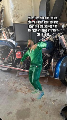 BAH GAW JEFF THAT MAN HAS A FAMILY #hardyboyz #harleydavidson #marketplace