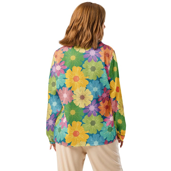 Blossom Bliss Women's Long Sleeve Pajama Top product image (2)