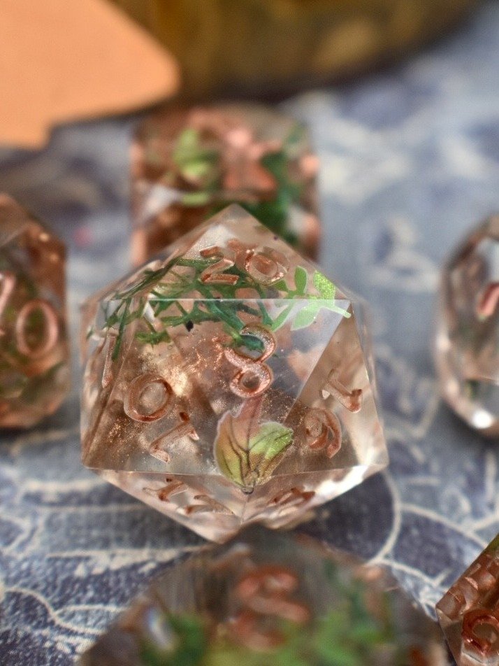 Orson’s Grove – Druid-Inspired Polyhedral Dice Set product image (2)