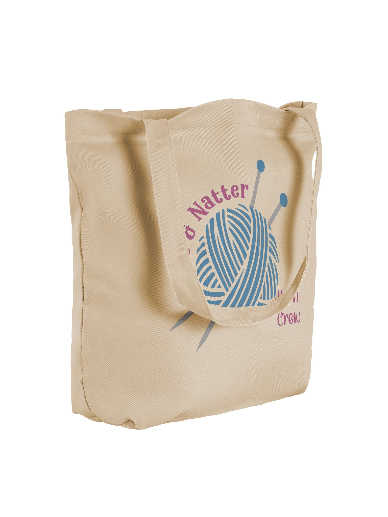 Knit & Natter – Yarn Crew Tote Bag product image (4)