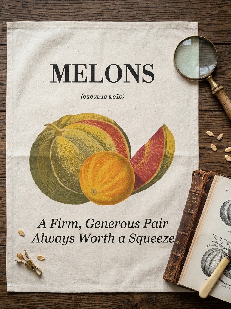 The "Melons" Botanical Tea Towel product image (1)
