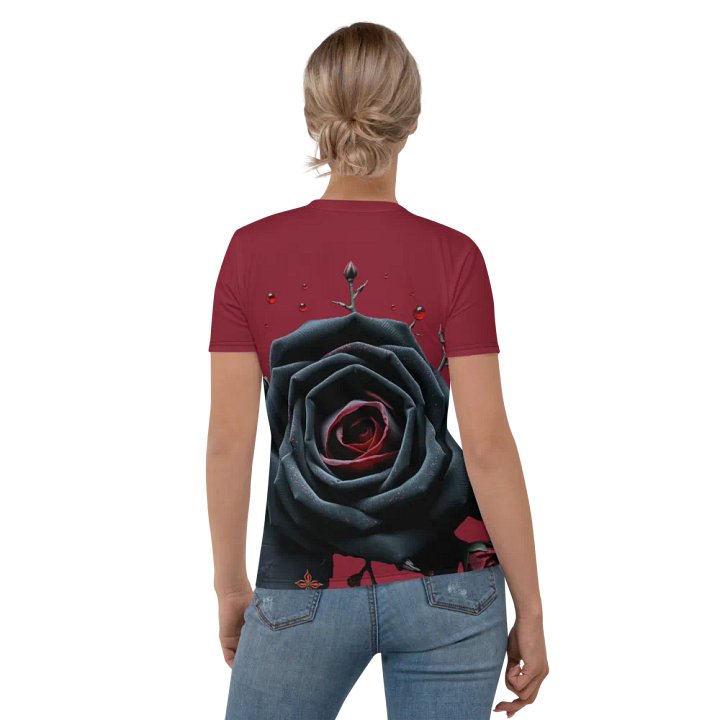 Midnight Rose All-Over Print Tee product image (2)