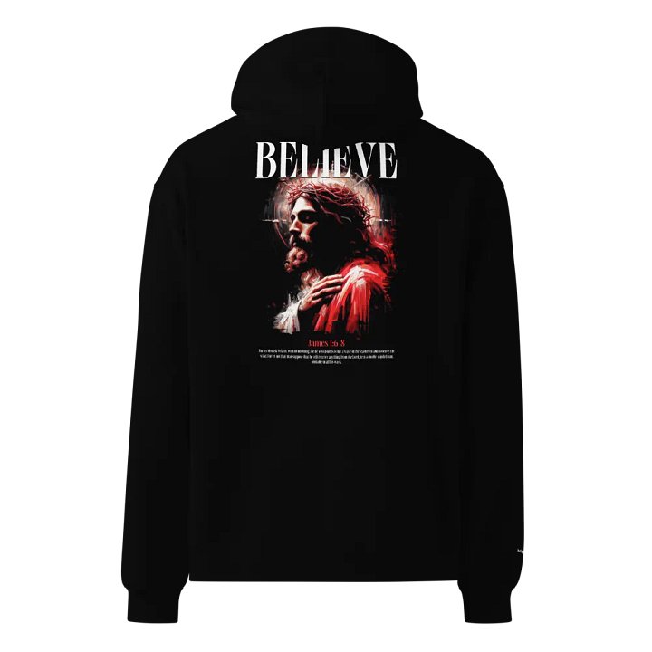 Believe Jesus Embroidered Hoodie product image (1)