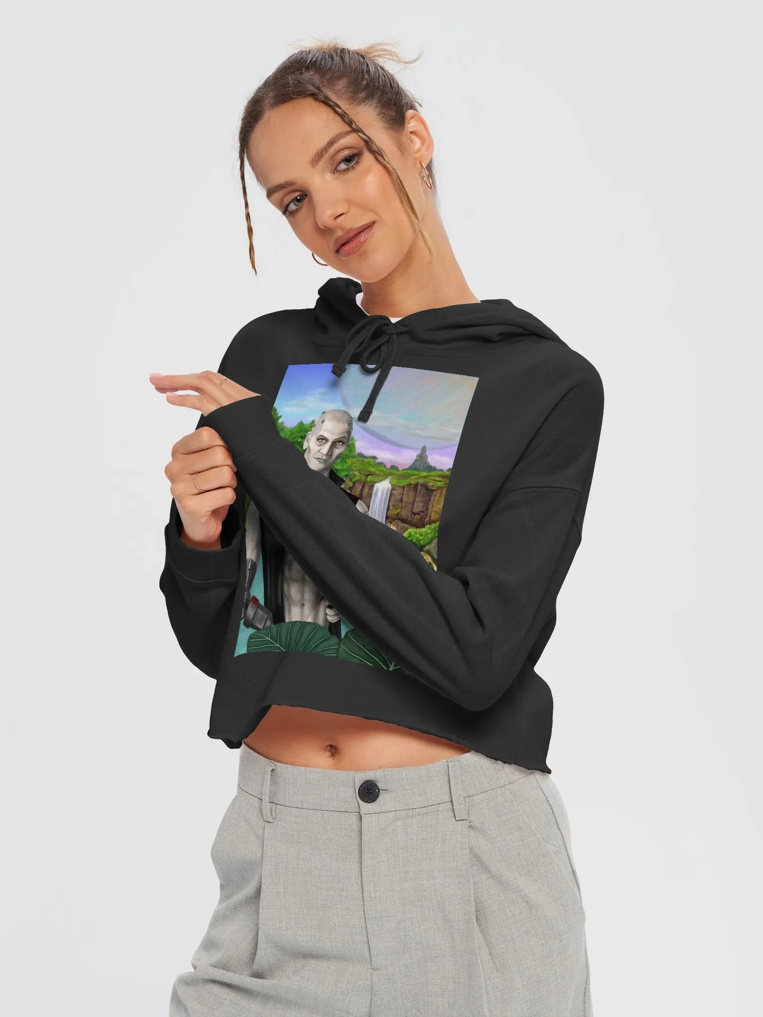 Sexy Echo Crop Hoodie product image (3)