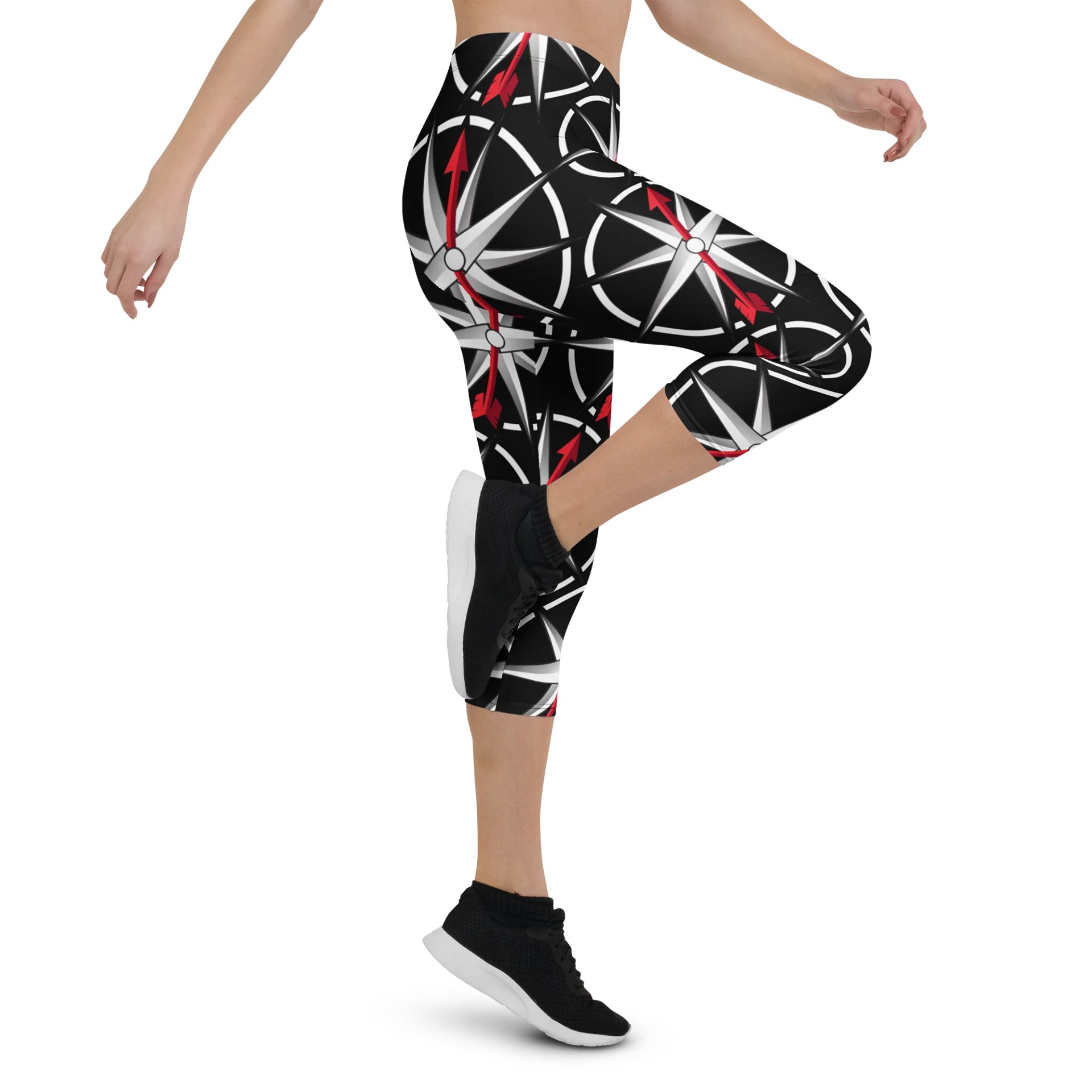 The Compass Trail Capri Leggings – Adventure in Every Step product image (5)