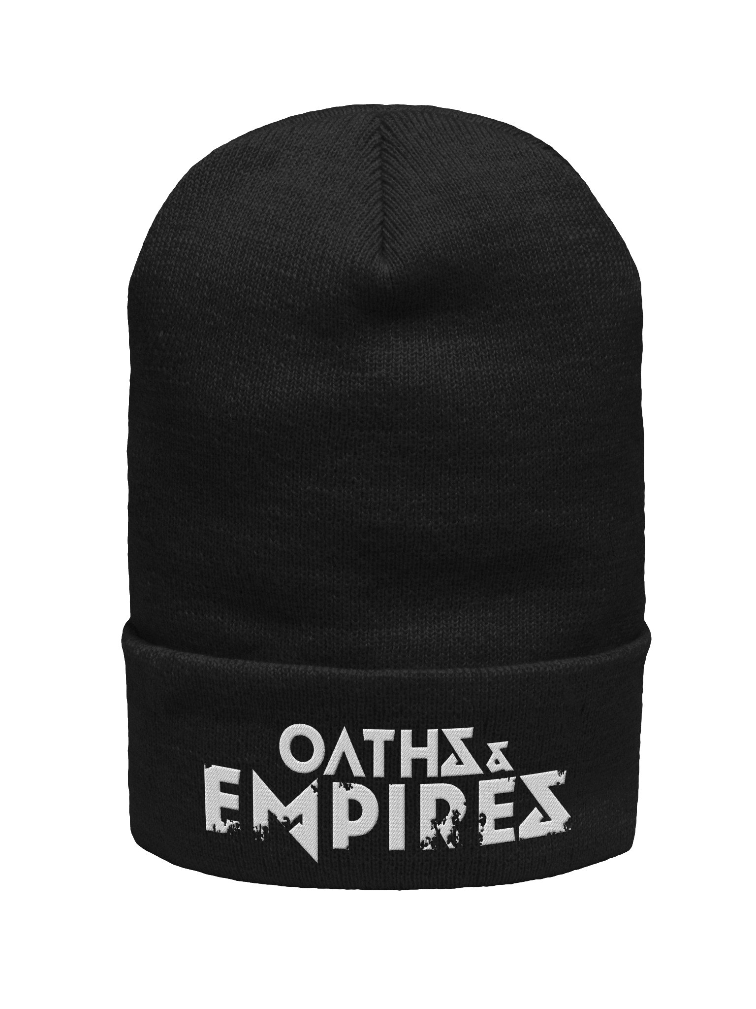 Oaths & Empires Black and White Beanie product image (1)