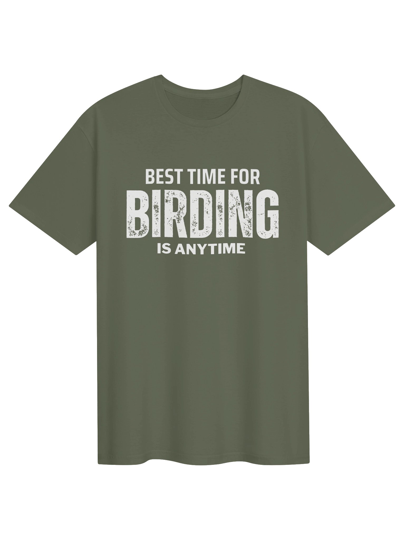 Best Time For Birding Is Anytime T-Shirt – Mindful Nature Graphic Tee & Birder Gift product image (1)