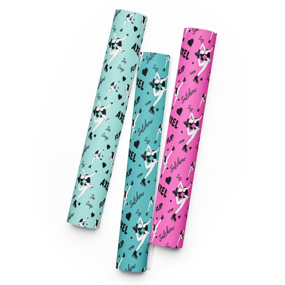 Ice Skaters Wrapping Paper Set product image (7)