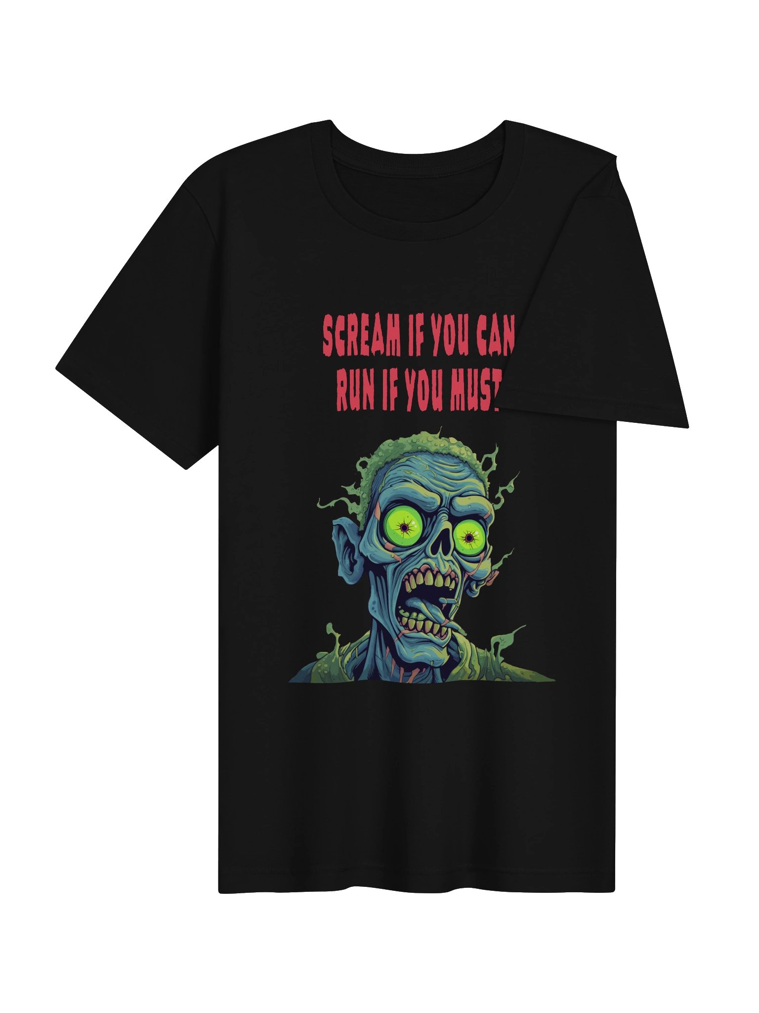 Funny Zombie Quote Graphic T-Shirt | Sarcasm If You Can Ruin It product image (4)