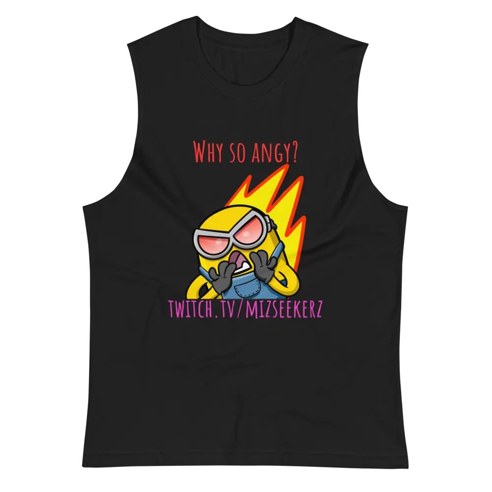 Men's Why So Angy Muscle Tank product image (4)