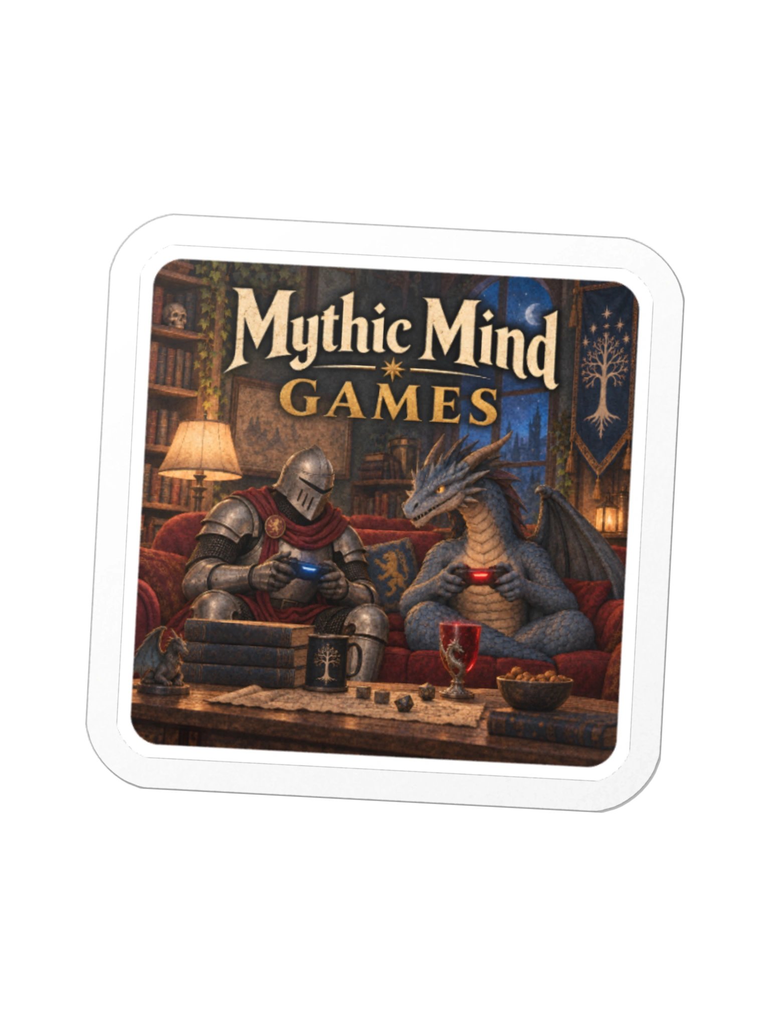 Mythic Mind Games Sticker product image (1)