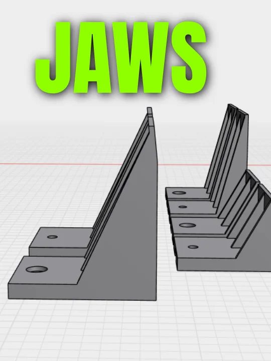 Adjustable, Sliding Panel holding Vertical Clamps - STL 3D Print Files. product image (9)