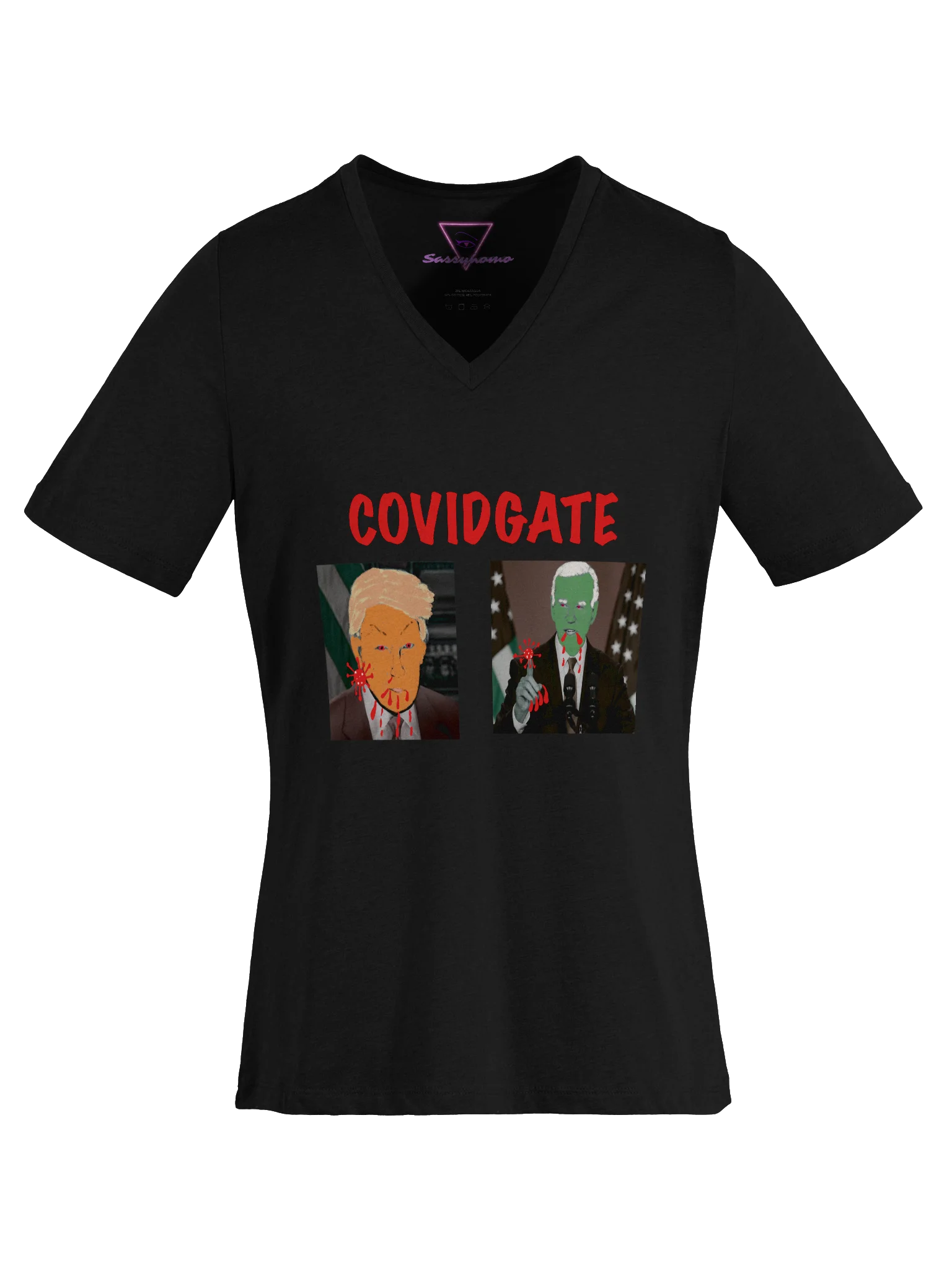 COVIDGATE v-neck tee product image (26)