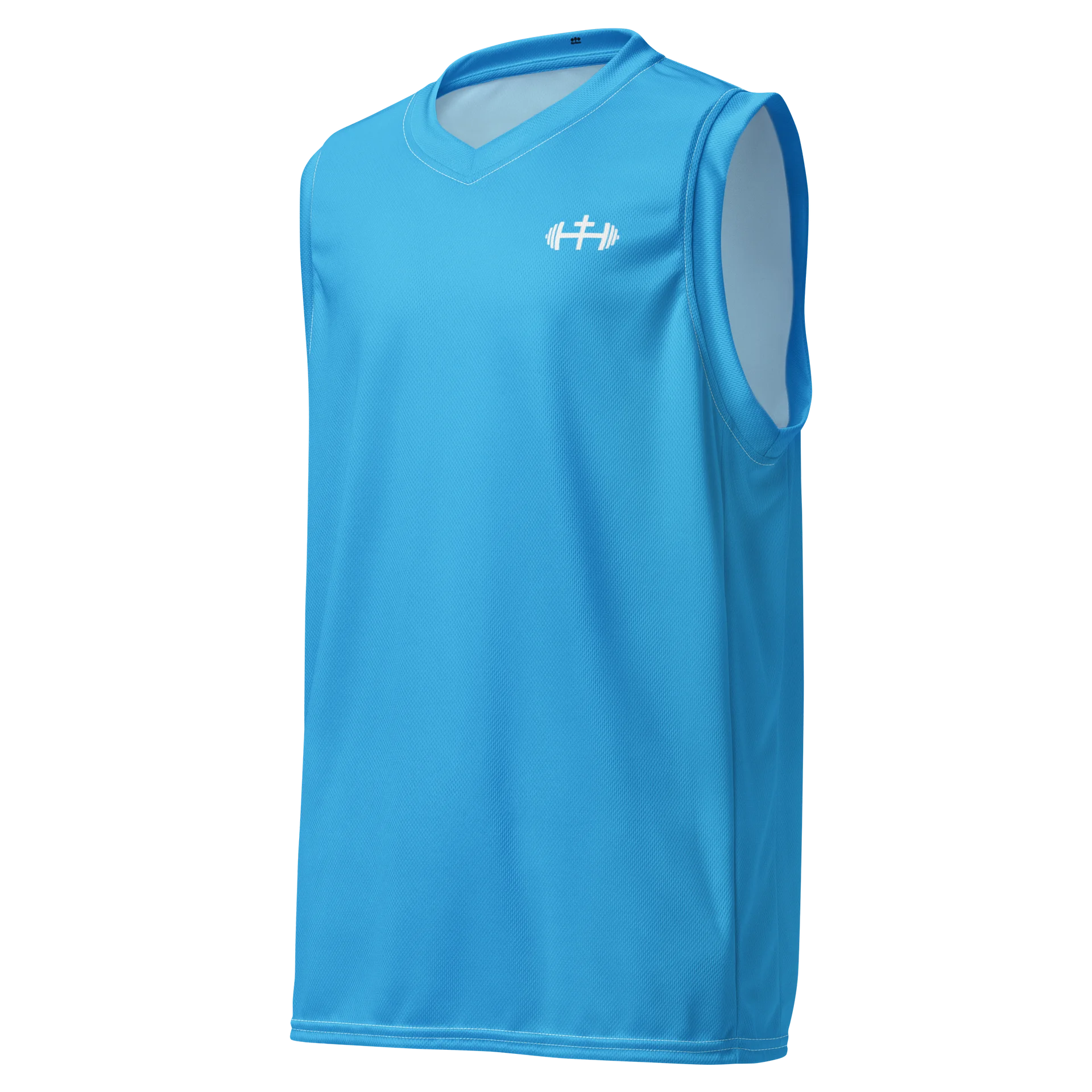 His House Performance V-Neck Muscle Tank - Blue Sky product image (2)
