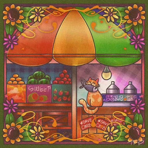 🍉 MERKADO 🧺 

Artwork I made dedicated to Kumbira Para Sa Merkado, an event in solidarity supporting the Save Carbon Market a...